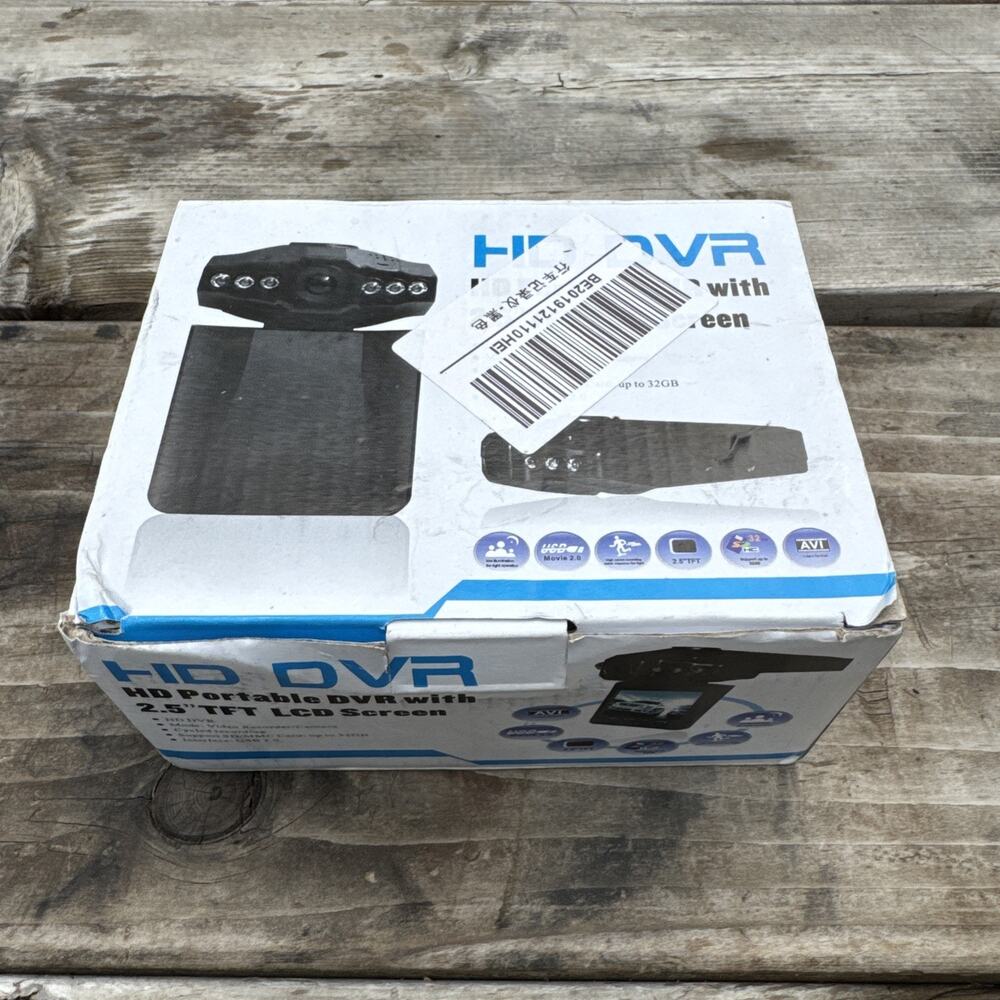 HD Portable DVR Dash Cam with 2.5" TFT LCD Screen Boxed